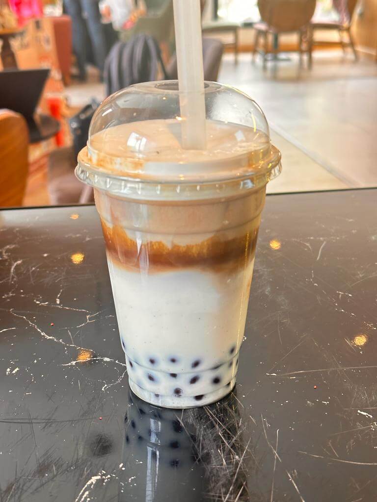 Mocha Bubbles Cocktail